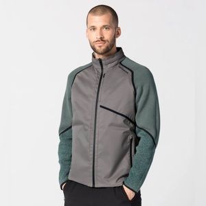 NWT $465 Porsche Design Insulated jacket Steeple Grey Small S trench down jacket